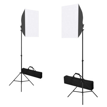 Fotografska oprema sa svjetlima softbox i reflektorom