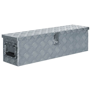 Aluminijska kutija 80,5 x 22 x 22 cm srebrna
