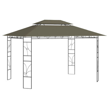 Sjenica 4 x 3 x 2,7 m smeđe-siva 160 g/m²