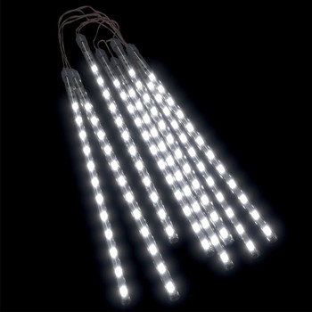Meteorska svjetla 8 kom 30 cm hladna bijela 192 LED žarulje