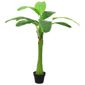 Umjetno drvo banane s posudom 115 cm zeleno
