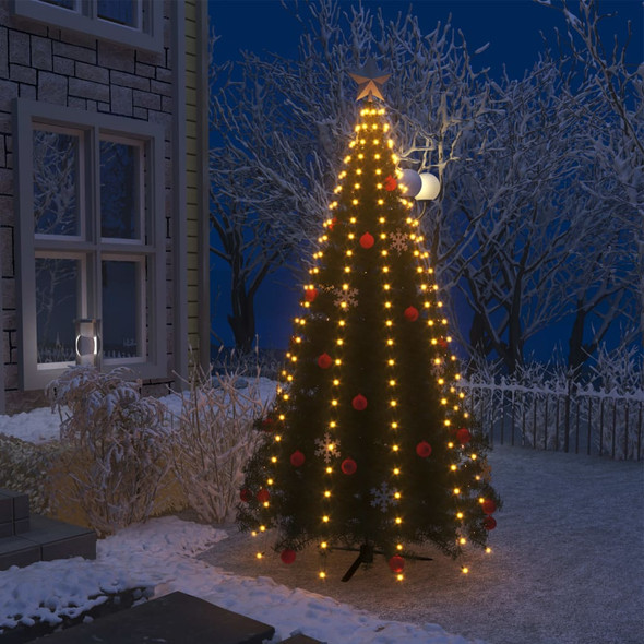 Mrežna rasvjeta za božićno drvce s 250 LED žarulja 250 cm