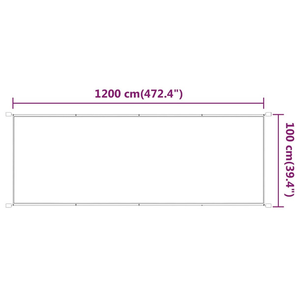 Okomita tenda svjetlozelena 100 x 1200 cm od tkanine Oxford 148310