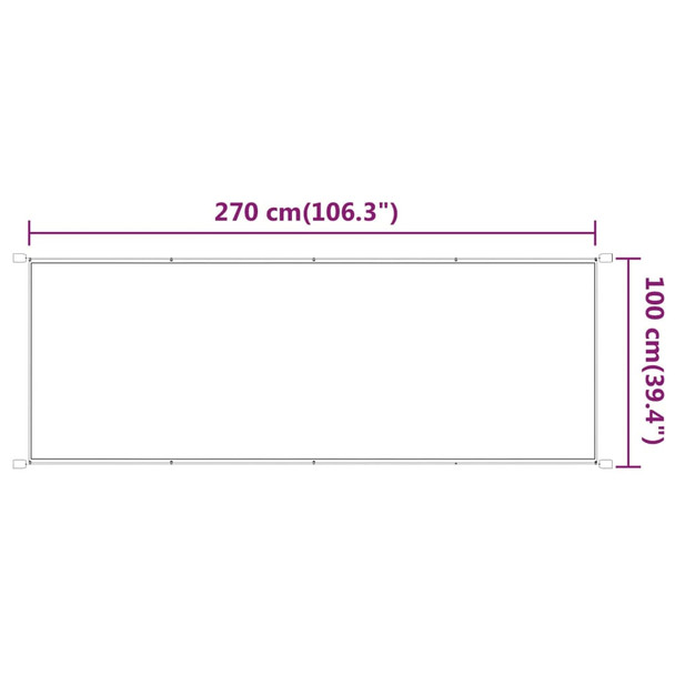 Okomita tenda svjetlozelena 100 x 270 cm od tkanine Oxford 148304