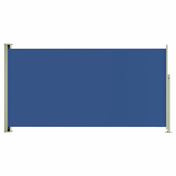 Uvlačiva bočna tenda za terasu 160 x 300 cm plava 317882