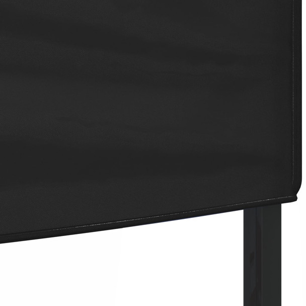 Sklopivi šator za zabave 3 x 6 m crni 93539