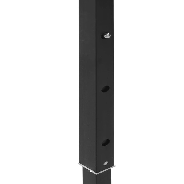 Sklopivi šator za zabave 3 x 6 m crni 93539