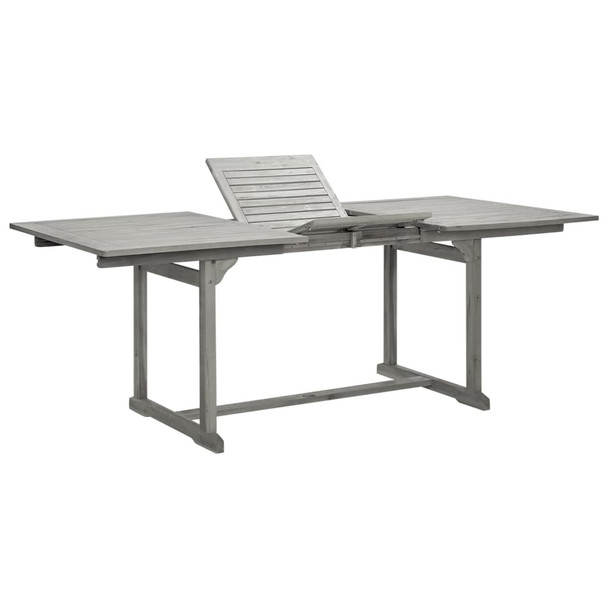 Vrtni blagovaonski stol (150 - 200)x100x75 cm od drva bagrema 316571