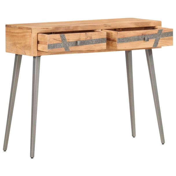 Konzolni stol 90 x 30 x 75 cm od masivnog bagremovog drva 286549