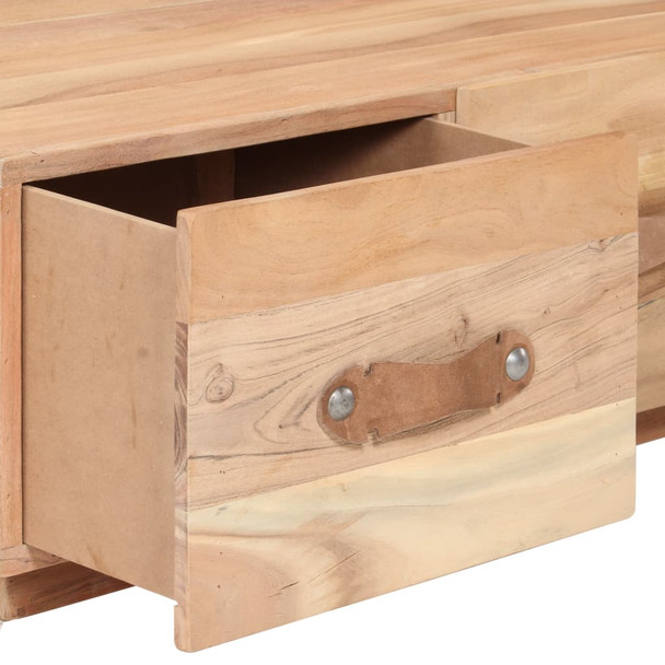Stolić za kavu 90 x 50 x 35 cm od masivnog obnovljenog drva 287890
