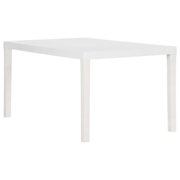Vrtni stol 150 x 90 x 72 cm PP bijeli 317734