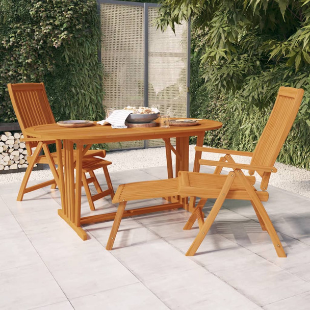 Vrtni stol 160 x 85 x 75 cm od masivnog drva eukaliptusa 316071