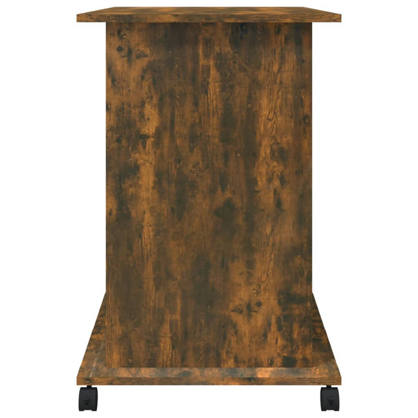 Stol za računalo boja dimljenog hrasta 80 x 50 x 75 cm drveni 815543