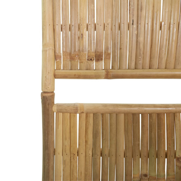 Sobna pregrada s 5 panela od bambusa 200 x 180 cm 341750