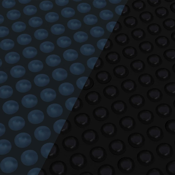 Plutajući PE solarni pokrov za bazen 732 x 366 cm crno-plavi 92985