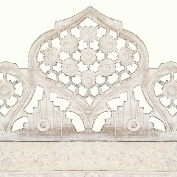 Sobna pregrada s 3 panela bijela 120x165 cm masivno drvo manga 285318