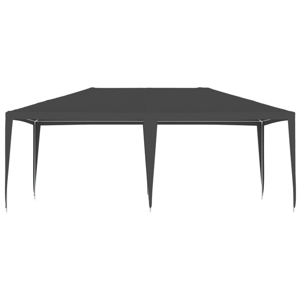 Profesionalni šator za zabave 4 x 6 m antracit 90 g/m² 48509