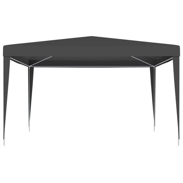 Profesionalni šator za zabave 4 x 4 m antracit 90 g/m² 48508