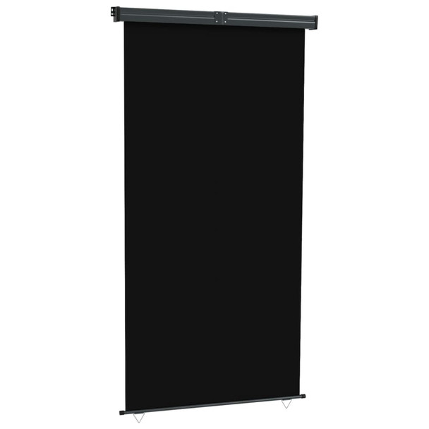 Balkonska bočna tenda 140 x 250 cm crna 317850