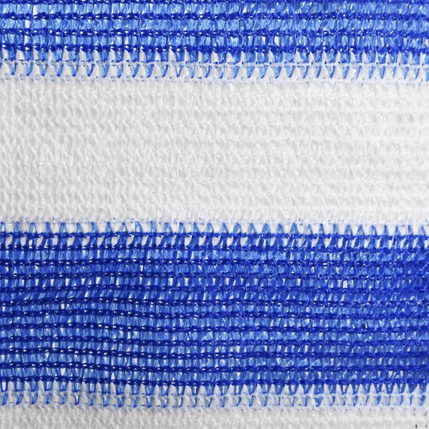 Balkonski zastor plavo-bijeli 75 x 400 cm HDPE 310885