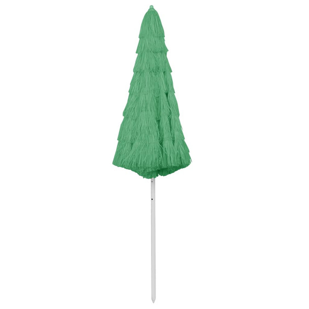 Suncobran za plažu Hawaii zeleni 300 cm 314699