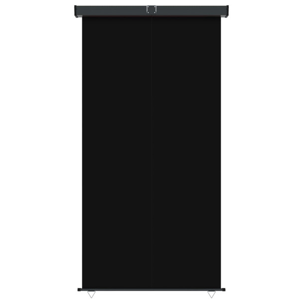 Balkonska bočna tenda 170 x 250 cm crna 317862