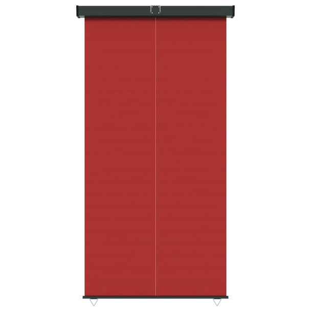 Balkonska bočna tenda 170 x 250 cm crvena 317865
