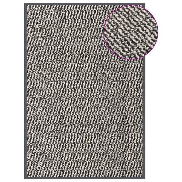 Čupavi otirač 60 x 90 cm svjetlosmeđi 326944