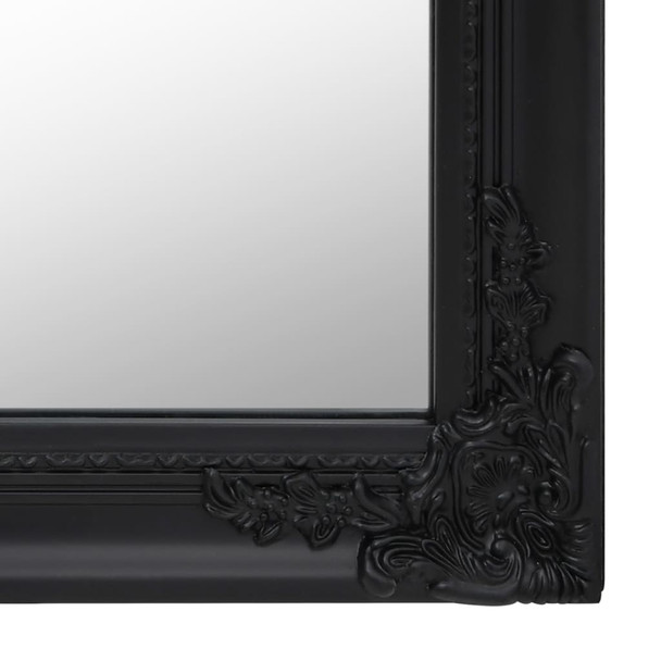 Samostojeće ogledalo crno 45 x 180 cm 351527