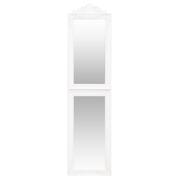 Samostojeće ogledalo bijelo 40 x 160 cm 351520