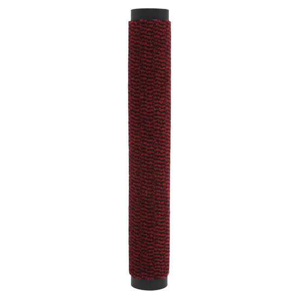 Čupavi otirač 60 x 150 cm crveni 326954