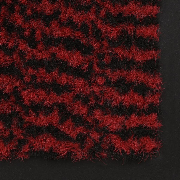 Čupavi otirač 60 x 150 cm crveni 326954
