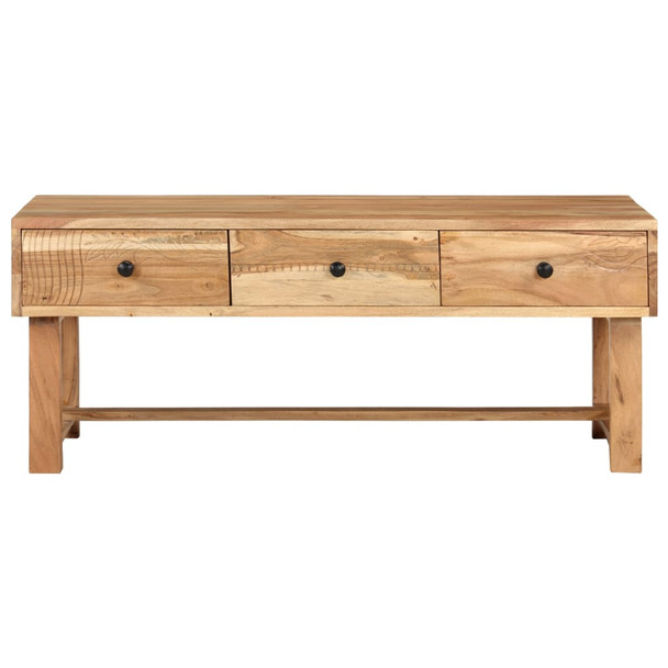 Stolić za kavu 100 x 50 x 40 cm od masivnog drva bagrema 322669