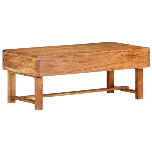 Stolić za kavu 100 x 50 x 40 cm od masivnog drva bagrema 322669
