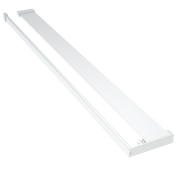 Polica za stijenku tuš-kabine kromirana 100 cm aluminijska 153622