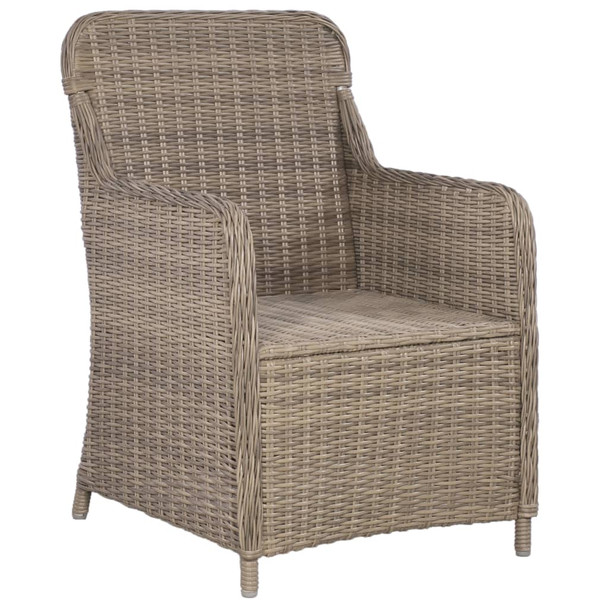 3-dijelni vrtni blagovaonski set smeđi 3067723
