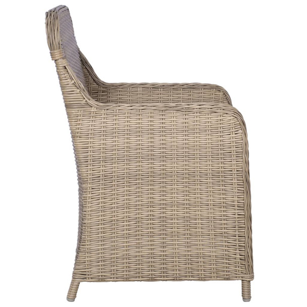 3-dijelni vrtni blagovaonski set smeđi 3067723