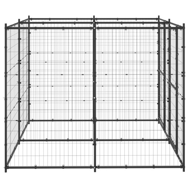 Vanjski kavez za pse čelični 4,84 m² 3082260
