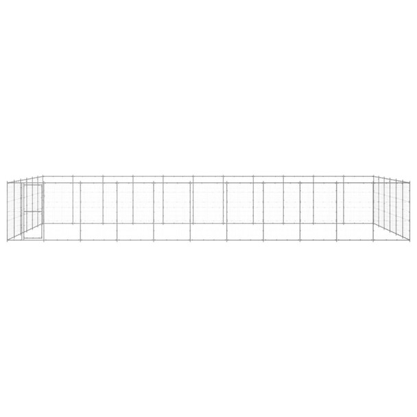 Vanjski kavez za pse od pocinčanog čelika 79,86 m² 3082332