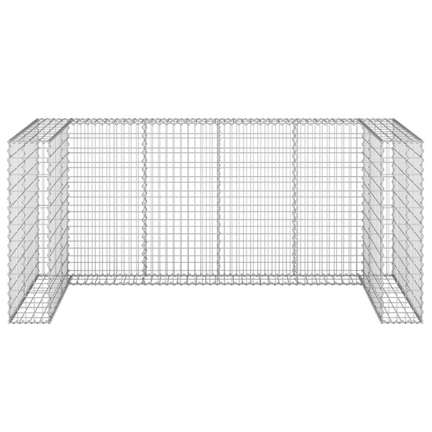 Gabionski zid za kante od pocinčanog čelika 254 x 100 x 110 cm 151300