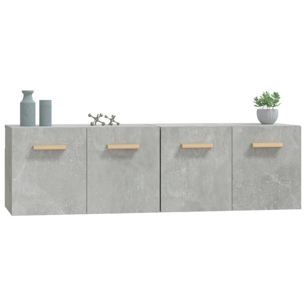 Zidni ormarići 2 kom boja siva betona 60x36,5x35 cm drveni 3115631
