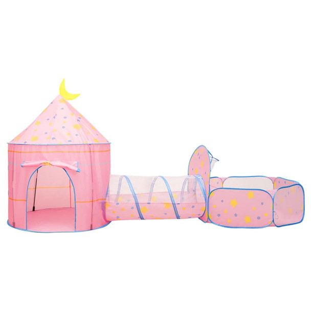 Dječji šator za igru s 250 loptica ružičasti 301 x 120 x 128 cm 3107737