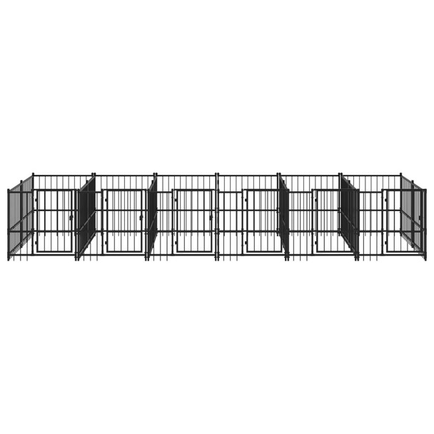 Vanjski kavez za pse čelični 11,26 m² 3124583