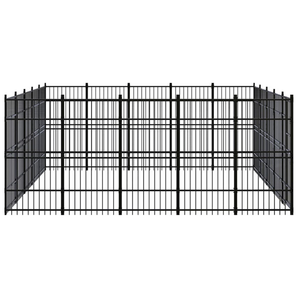 Vanjski kavez za pse čelični 23,04 m² 3097989