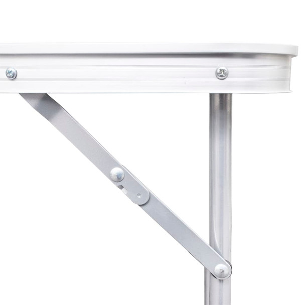 Sklopivi stol za kampiranje prilagodive visine aluminijski 41325