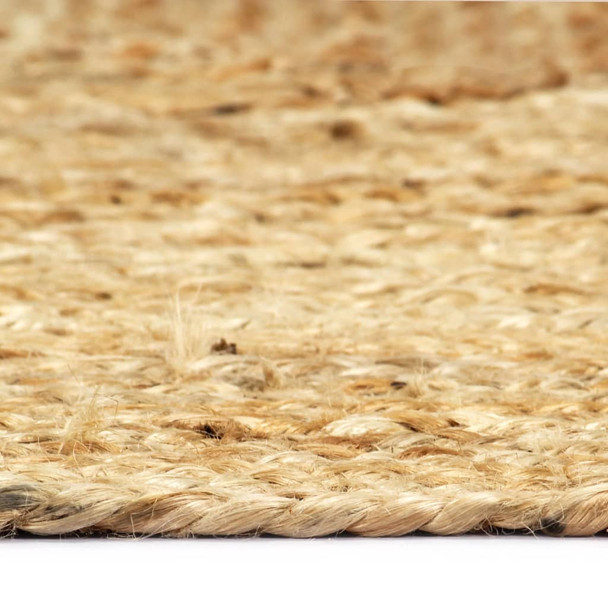 Ručno rađeni tepih od jute prirodne boje 120 x 180 cm 133729