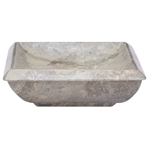 Umivaonik sivi 50 x 35 x 10 cm mramorni 149164