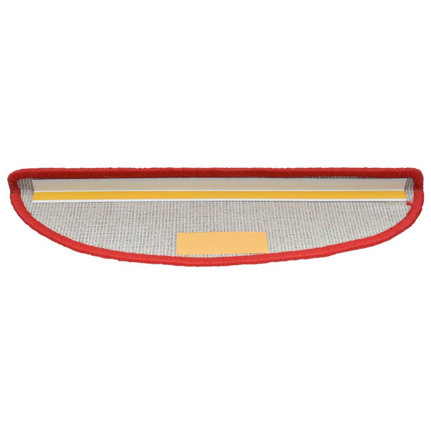 Otirači za stepenice 10 kom 56 x 17 x 3 cm crveni 149797