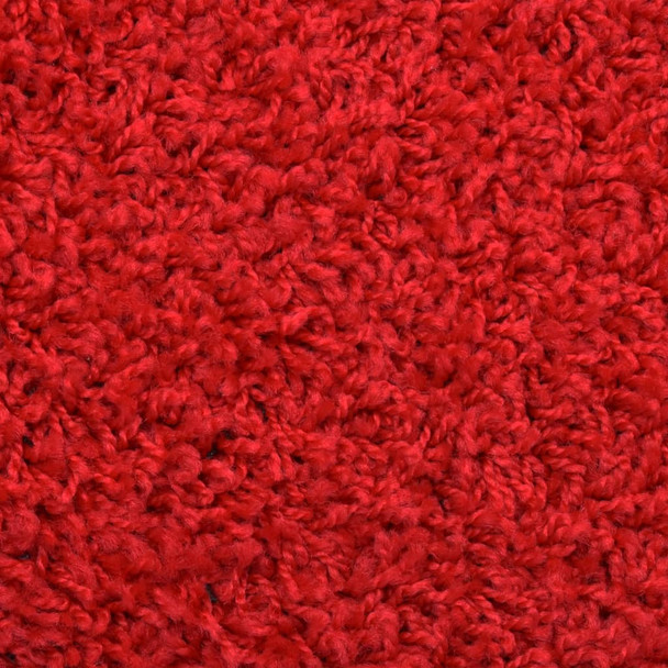 Otirači za stepenice 10 kom 56 x 17 x 3 cm crveni 149797