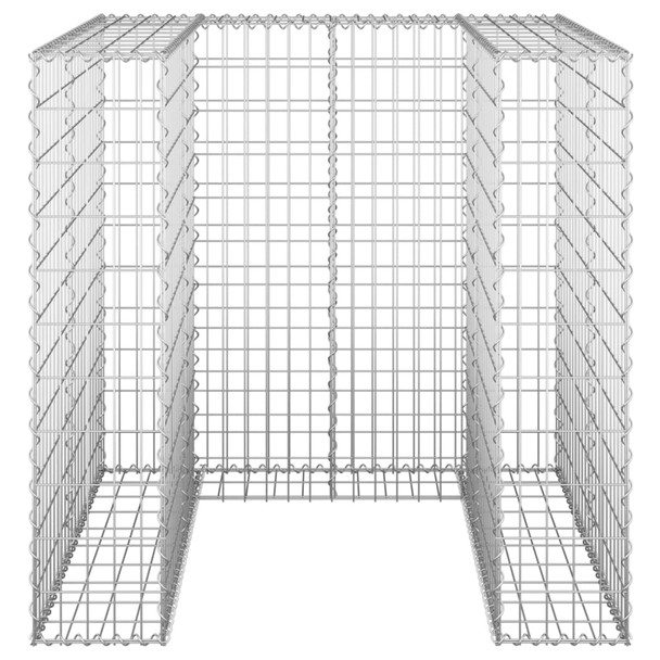 Gabionski zid za kantu od pocinčanog čelika 110 x 100 x 110 cm 151298